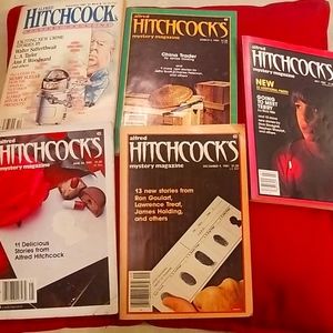 5 Alfred Hitchcock mystery magazine